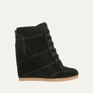 Veronica Beard Elissa Suede Wedge Sneakers size 7.5